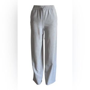 Zara Gray Sweatpants Relaxed Fit Elastic Waist